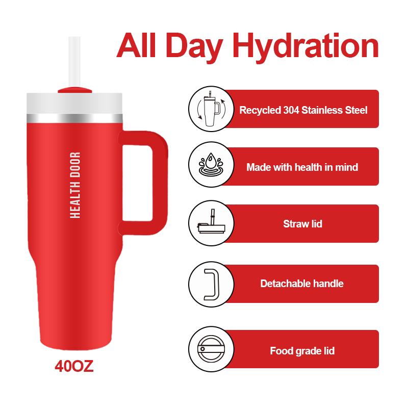 HEALTH DOOR x Olivia Rodrigo Quencher H2.0 Flowstate Tumbler | 40oz - *FAST SHIP*